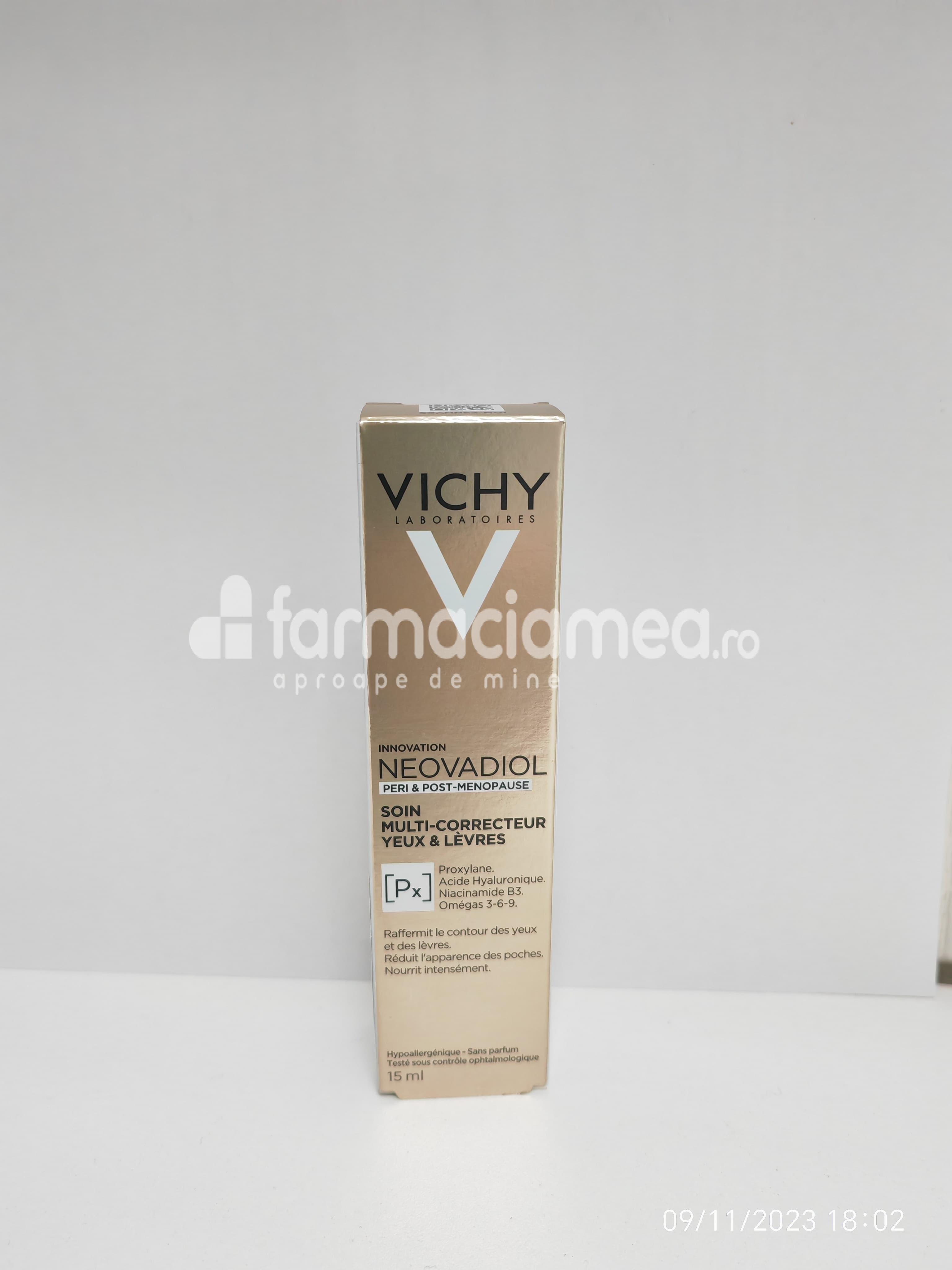 Îngrijire ten - Vichy Neovadiol Crema Contur Buze si Ochi, 15 ml, farmaciamea.ro