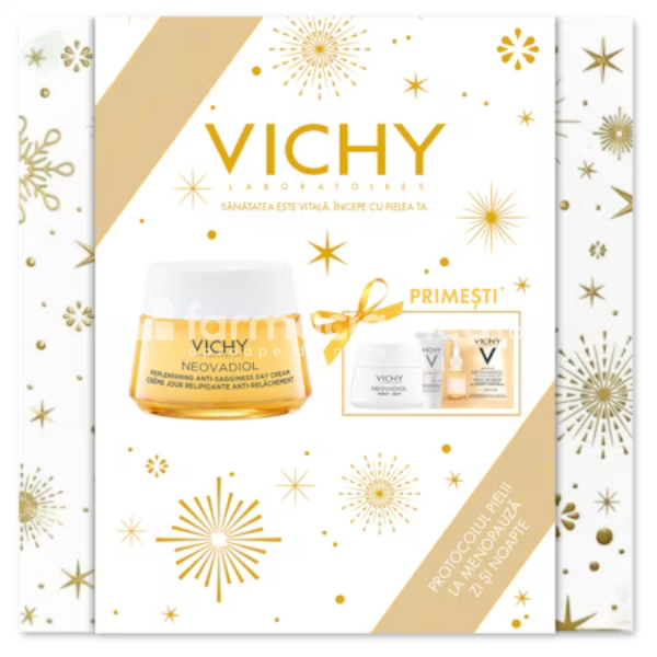 Îngrijire ten - Vichy Pachet Neovadiol Post-Menopause Crema zi cu efect de refacere a lipidelor si redefinire, 50 ml, farmaciamea.ro