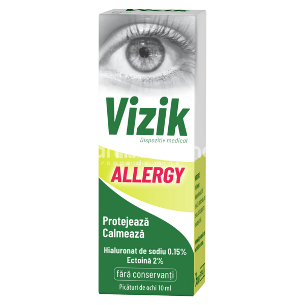Produse oftalmologice - Vizik allergy picaturi pentru ochi, 10 ml, Zdrovit, farmaciamea.ro