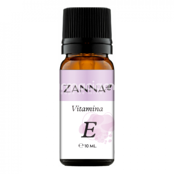 Minerale și vitamine - Vitamina E, ulei cosmetic, 10 ml, Zanna, farmaciamea.ro
