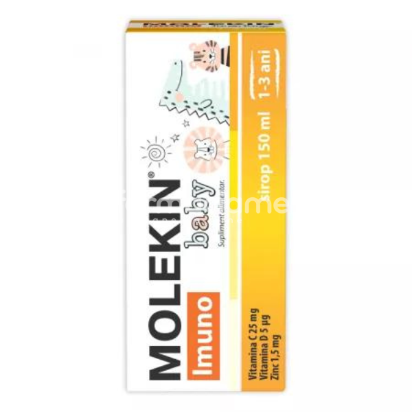 Sănătate copil - Molekin Imuno Baby Sirop pentru imunitate, 150 ml Zdrovit , farmaciamea.ro