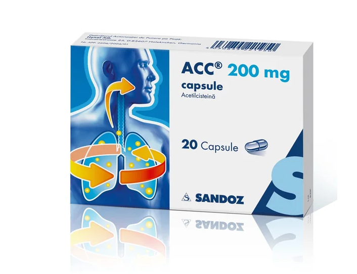 Medicamente OTC - fara reteta - ACC 200 MG,  20 CAPSULE, SANDOZ, farmacom.ro
