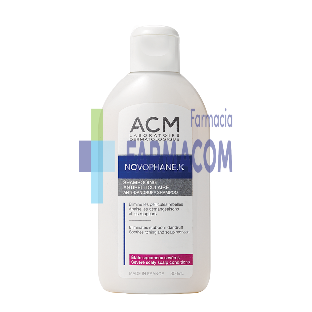 Dermato-Cosmetice - ACM NOVOPHANE K SAMPON ANTIMATREATA CRONICA * 300 ML 3336, farmacom.ro