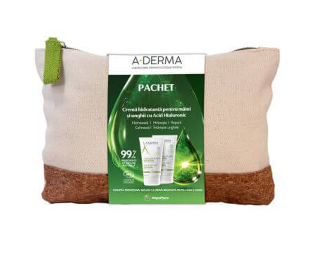 Corp - A-DERMA CREMA HIDRATANTA PENTRU MAINI SI UNGHII CU ACID HIALURONIC*50 ML 1+1 0930, farmacom.ro