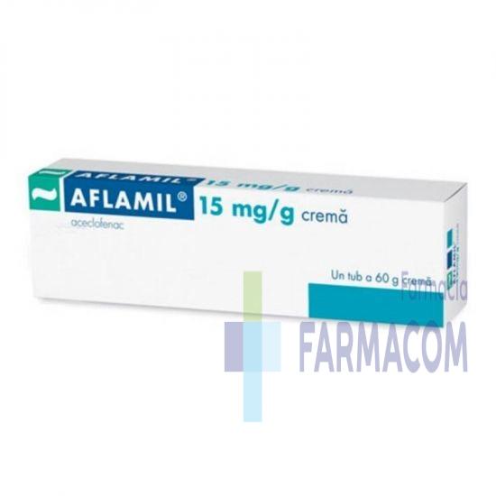 Medicamente fara reteta (OTC) - AFLAMIL 15MG/G CREMA * 60 G PACHET 1+1 GRATIS, farmacom.ro