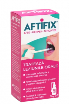 Igiena orala - AFTIFIX SPRAY ORAL * 20 ML FITERMAN, farmacom.ro