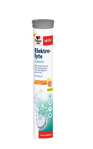 Vitamine si minerale - AKTIV ELECTROLITI * 15 COMPRIMATE EFERVESCENTE, DOPPELHERZ, farmacom.ro