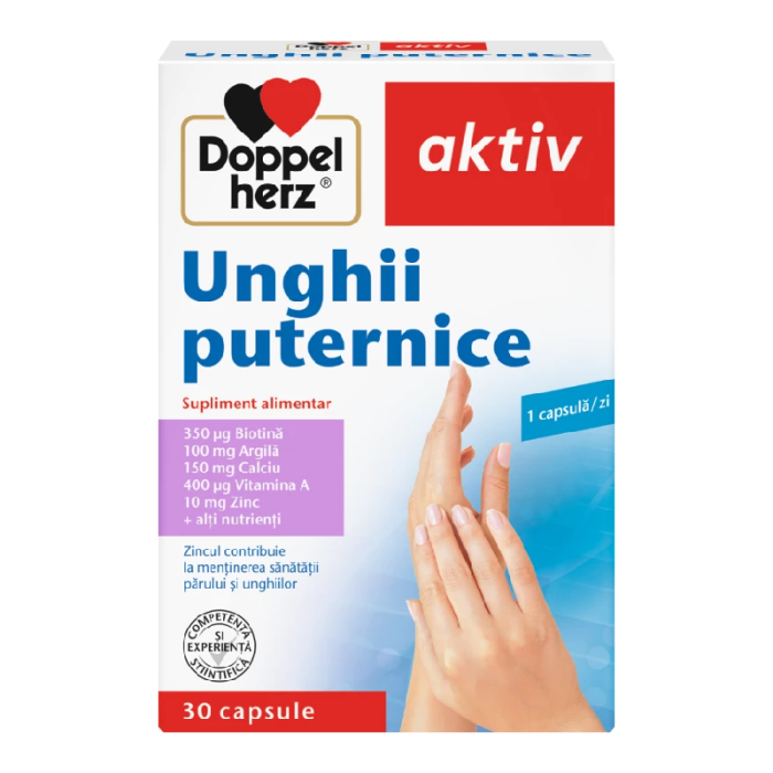 Vitamine si minerale - AKTIV UNGHII PUTERNICE * 30 CAPSULE, DOPPELHERZ, farmacom.ro