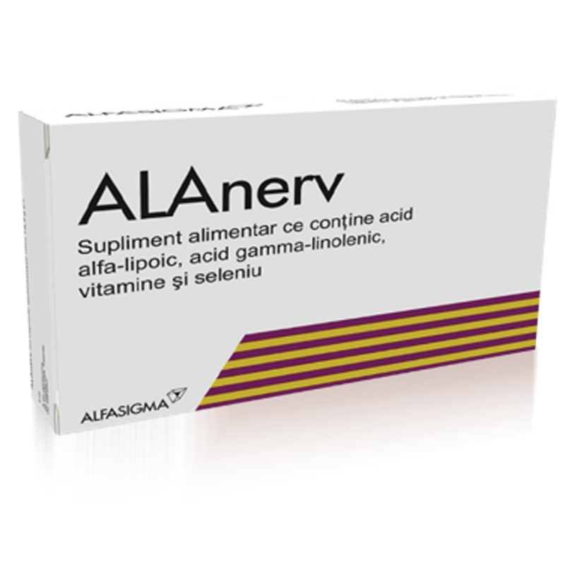 Boli neurovegetative - Alanerv, 20 capsule moi, Alfasigma, farmacom.ro