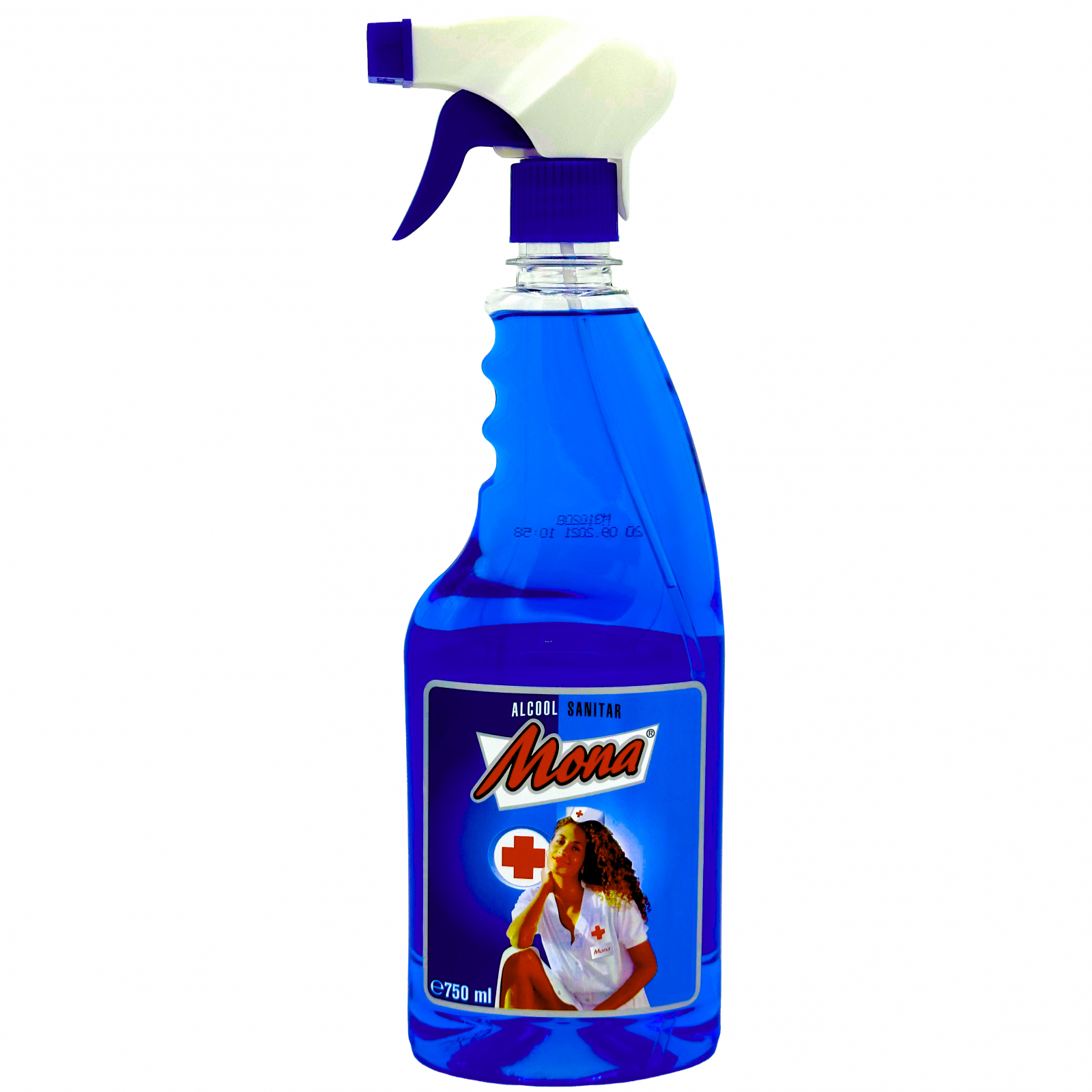 Produse tehnico-medicale - ALCOOL SANITAR MONA CU PULVERIZATOR*0.750L 70%, farmacom.ro