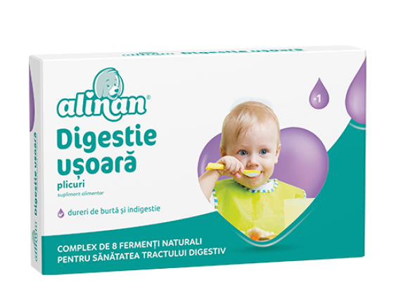 Vitamine si suplimente alimentare pentru copii - ALINAN DIGESTIE USOARA * 10 PLICURI, farmacom.ro