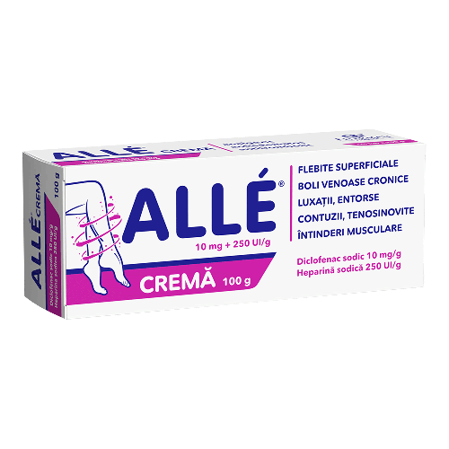 Medicamente fara reteta (OTC) - Alle crema, 10 mg + 250 UI/g, 100 g, Fiterman, farmacom.ro