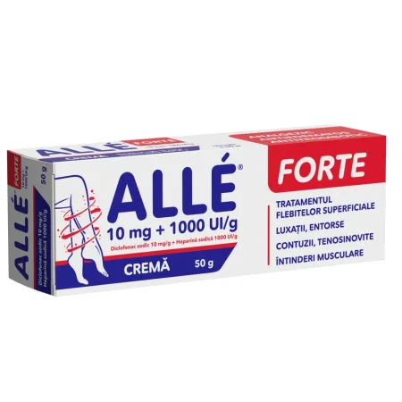 Medicamente OTC - fara reteta - ALLE FORTE 10 MG + 1000 UI G * 50G, farmacom.ro