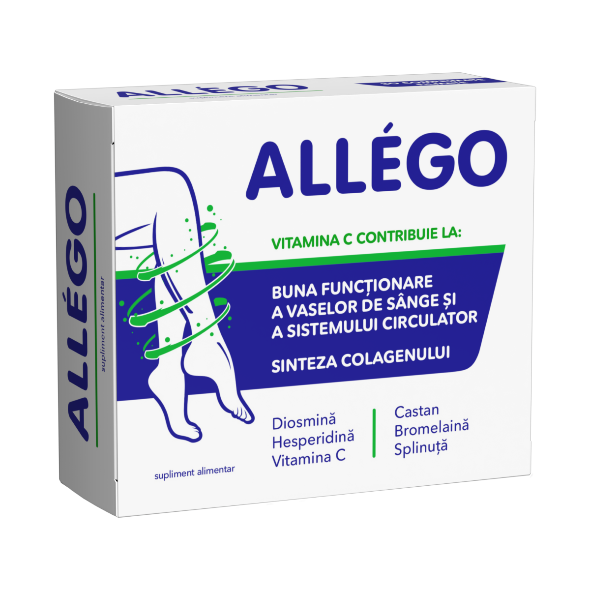 Afectiuni circulatorii si hemoroidale - ALLEGO * 30 COMPRIMATE FILMATE, farmacom.ro