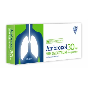 Medicamente fara reteta (OTC) - AMBROXOL 30 MG * 20 CPR VIM, farmacom.ro