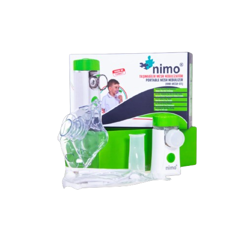 Aparate Aerosoli - APARAT AEROS NEBULIZ PORTABIL CU MEMBRANA TITAN  HNK-MESH-01, farmacom.ro