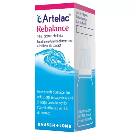 Ingrijirea ochilor - ARTELAC REBALANCE * 10 ML SOLUTIE OFTALMICA, farmacom.ro