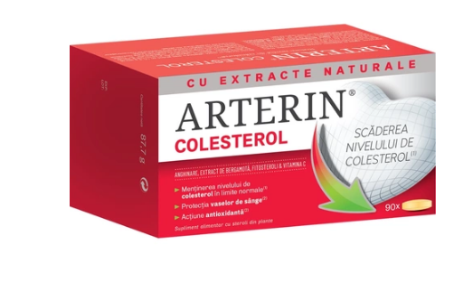 Suplimente pentru scaderea colesterolului - ARTERIN COLESTEROL * 90 COMPRIMATE FILMATE, farmacom.ro
