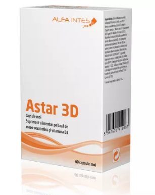 Vitamine si suplimente - ASTAR 3D * 60 CPS MOI, farmacom.ro