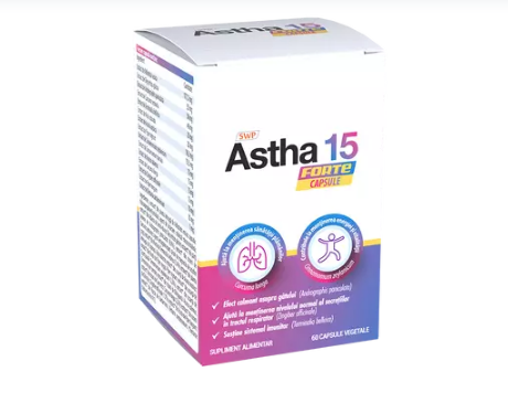 Vitamine si suplimente - ASTHA 15 FORTE * 60 CPS, farmacom.ro