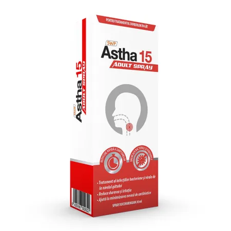 Vitamine si suplimente - ASTHA-15 SPRAY ADULT * 30 ML, farmacom.ro
