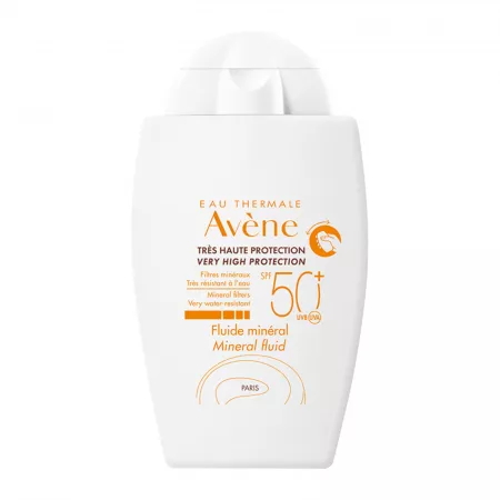 Dermatocosmetice - AVENE MINERAL FLUID SPF50+ * 40 ML, farmacom.ro