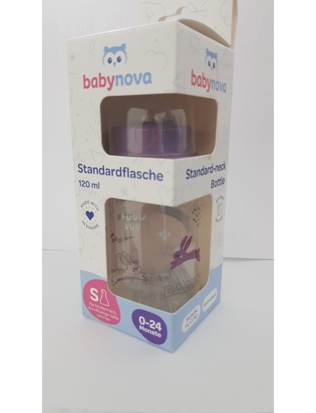 Articole ingrijire bebe - BABY NOVA BIBERON PP FARA BPA DECOR ANIMALE * 120 ML 46010, farmacom.ro