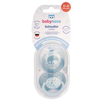 Articole ingrijire bebe - BABY NOVA SUZETE ORTODONTICE DECOR INEL TALIA 1+STERIBOX*2 BUC 20004, farmacom.ro