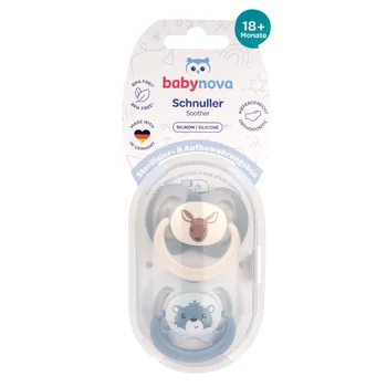 Articole ingrijire bebe - BABY NOVA SUZETE ORTODONTICE DECOR INEL TALIA 3 + STERIBOX*2 BUC 20006, farmacom.ro