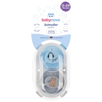 Articole ingrijire bebe - BABY NOVA SUZETE ROTUNDA DECOR INEL+STERIBOX* 2 BUC 20009, farmacom.ro