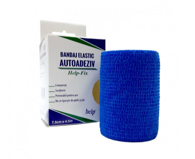 Tehnico medicale - BANDAJ ELASTIC AUTOADEZIV HELP 7.5 CM * 4.5 M, farmacom.ro