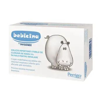 Suplimente alimentare - BEBICINA SER FIZIOLOGIC HIPERTONIC 3% * 24 FL/4ML, farmacom.ro