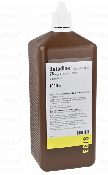 Medicamente fara reteta (OTC) - BETADINE 7,5% SAPUN * 1000 ML, farmacom.ro