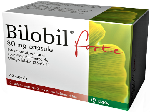 Medicamente fara reteta (OTC) - BILOBIL FORTE 80 MG * 60 CPS OTC, farmacom.ro