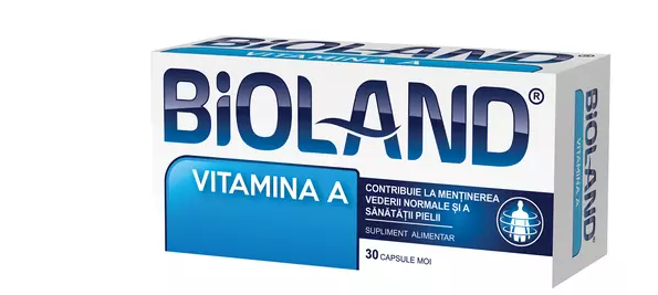 Vitamine si suplimente - BIOLAND VITAMINA A * 30 CPS MOI BIOFARM, farmacom.ro