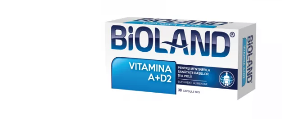 Vitamine si suplimente - BIOLAND VITAMINA A+D2 * 30 CPS MOI BIOFARM, farmacom.ro