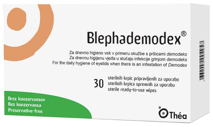 Oftalmologie - BLEPHADEMODEX SERVETELE STERILE  * 30 BUC, farmacom.ro