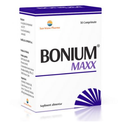 Vitamine si suplimente - BONIUM MAX * 30 CPR, farmacom.ro