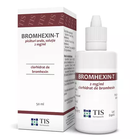 Medicamente OTC - fara reteta - BROMHEXIN-T * 50 ML TIS, farmacom.ro