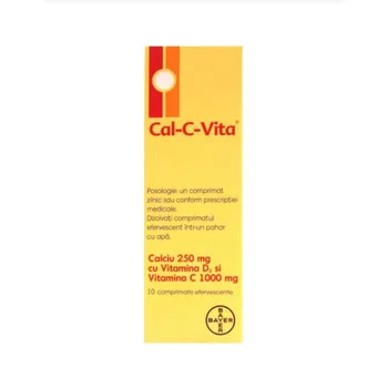 Medicamente fara reteta (OTC) - Cal-C-Vita, 10 comprimate, Bayer, farmacom.ro