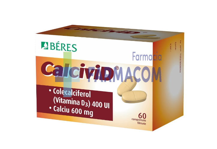Medicamente fara reteta (OTC) - CALCIVID * 60 CPR FILM, farmacom.ro