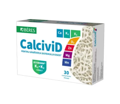 Vitamine si suplimente - CALCIVID 7 * 30 CPR FILM, farmacom.ro