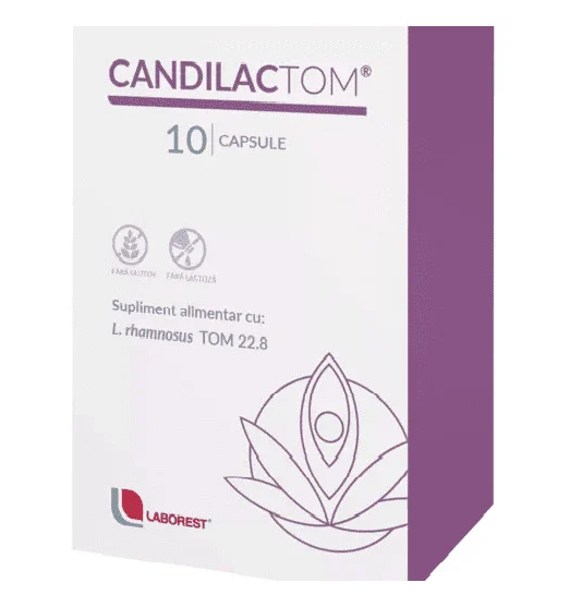 Vitamine si suplimente - CANDILACTOM * 10 CPS, farmacom.ro