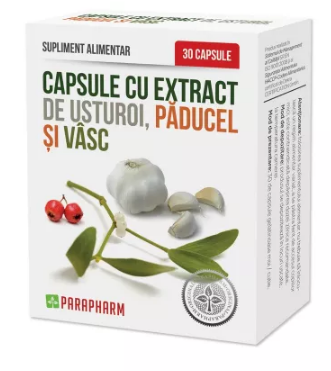 Vitamine si suplimente - CAPSULE USTUROI-PADUCEL-VASC * 30 CPS, farmacom.ro