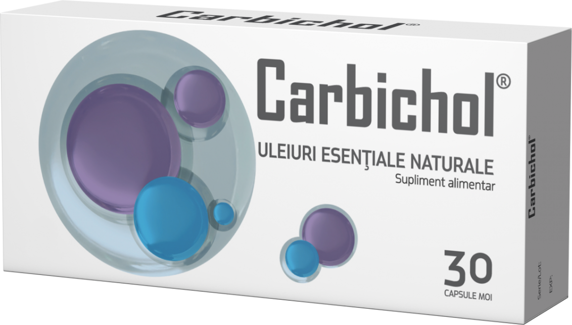 Afectiuni digestive - Carbichol, 30 capsule moi, Biofarm, farmacom.ro