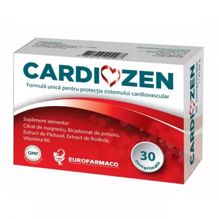 Medicamente pentru inima - Medicamente Cardiovasculare - CARDIOZEN * 30 COMPRIMATE, farmacom.ro