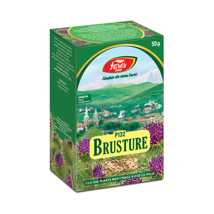 Ceaiuri - CEAI BRUSTURE RADACINA * 50 GR FARES, farmacom.ro