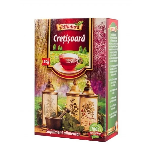 Ceaiuri - CEAI CRETISOARA * 50 G ADNATURA, farmacom.ro