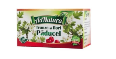 Dieta si Wellness - Ceai de Paducel cu frunze si flori, 20 plicuri, AdNatura, farmacom.ro