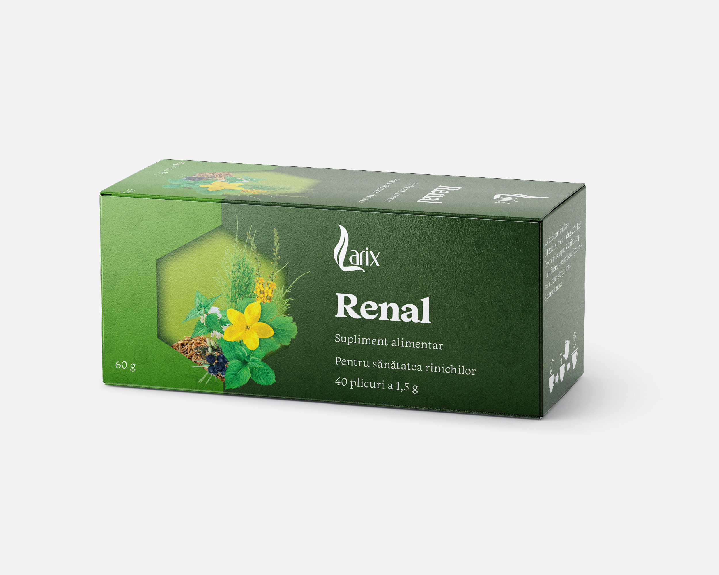 Ceaiuri - CEAI RENAL * 40 PLIC LARIX, farmacom.ro
